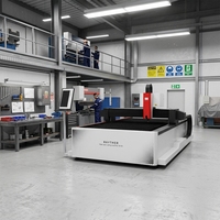 Découpeuse laser à fibre CNC à prix abordable 3000W 1530 3015, machine de découpe laser à fibre optique pour plaques d'acier