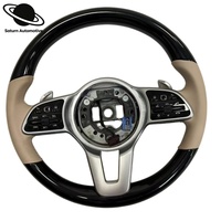 Volant en bois noir pour Mercedes Benz W176 W177 W245 W246 W247 W202 W203 W204 W205 W211 W212 W213 W463 G63 E63 AMG C218