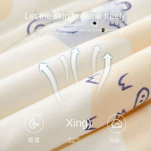 Tuta per bambini in cotone 100% ispessita 120g in cotone caldo con chiusura a bottone <span class=keywords><strong>vestiti</strong></span> da arrampicata con motivo animale - Product Image 3