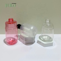 Flacon pulvérisateur carré écologique en PET de 200 ml et 300 ml, en forme de capsule, à bouchon à vis, sérigraphie couleur personnalisée, pour cosmétiques