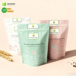 Pochette <span class=keywords><strong>Doypack</strong></span> Autoportante Recyclable avec Fermeture Éclair, Logo Personnalisé Imprimé, Réutilisable pour Aliments en Poudre - Product Image 2