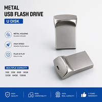 USB Flash Drive Kapasitas Asli Pabrik, Gamestick USB, Gadget Elektronik, Pendrive 32GB 128GB 64GB Mini Metal, Logo Custom