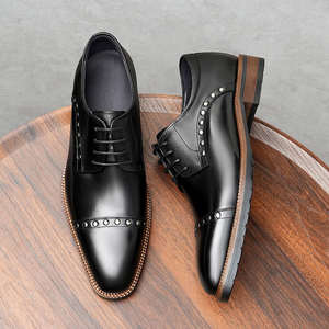 Nuevos Zapatos Formales de Cuero de Lujo Tendencia 2026, Zapatos de Vestir para Hombre de Alta Calidad, Zapatos de Cuero Hechos a Mano en Italia - Product Image 2