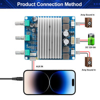 Carte d'amplification VIRE 2*150W Classe D TPA3221 pour Subwoofer, Son Home Cinéma, Audio Stéréo, Égaliseur, Amplificateur AUX