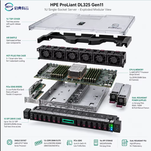 เซิร์ฟเวอร์แบบแร็ค 1U รุ่น ProLiant DL325 Gen11 รองรับซีพียู AMD EPYC รุ่นที่ 4 และ 5  12 DDR5 PCIe 5.0 คอมพิวเตอร์พร้อมใช้งาน - Product Image 3