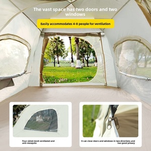 Tenda Camping Otomatis Lipat Camptown Easy Tour Oxford Outdoor Satu Kamar Tidur Ruang Tamu Tahan Air Mewah Keluarga Gunung Besar - Product Image 5