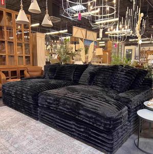 पानी का प्रूफ सेशनल सोफा ब्राउन कंप्रेस्ड सोफा लिविंग रूम होम फर्नीचर सोफा - Product Image 3