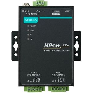 Servidor de Dispositivos Seriales Moxa NPort 5230A, Puertos Ethernet 10/100M RS-422/485, Industrial - Product Image 1