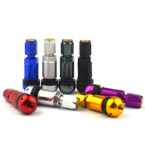 Válvulas Jiao Shang de Aleación de Aluminio 525, Tipo Roscado, para Neumáticos sin Cámara, en Rojo, Azul, Dorado, Morado, Plateado y Gris - Product Image 1