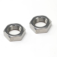 5/8-18 benang Jam baja tipis mur M12 * 1.75 Inconel 625 ANSI Nut mur Jam Hex berat