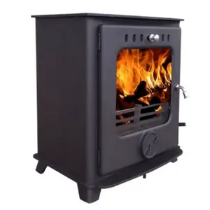 biomass portable North Europe cast iron door cheap wood fireplace stove