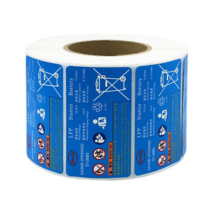 Tùy chỉnh AAA Alkaline Pin 12.6V nhiệt co lại nhãn nhiệt độ cao chịu mài mòn Pin PVC tự dính Nhãn dán nhãn - Product Image 2