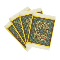 Sous-verre de style persan à faible MOQ, tapis de sol en gros de haute qualité