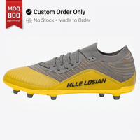 Chaussures de football à prix de gros, crampons de football personnalisés pour hommes, fournisseur OEM chinois de chaussures de football