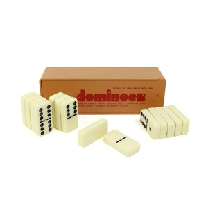 Nhà Máy Tùy Chỉnh 5211 Ngà <span class=keywords><strong>Domino</strong></span> <span class=keywords><strong>Set</strong></span> Với Hộp Nhựa Màu Cam 6 Dominoes 28Pcs Tùy Chỉnh Thiết Kế Sản Xuất Tại Trung Quốc Cho Bảng Trò Chơi - Product Image 2