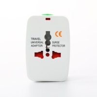 Adaptateur de voyage universel multi-prises électriques, adaptateur secteur international compact pour les prises américaines, européennes, britanniques, australiennes et indiennes