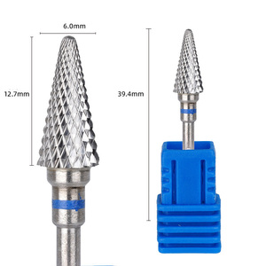 Fraise conique en carbure pour ongles, pour gel, vernis et cuticules, pour machine de manucure électrique - Product Image 6