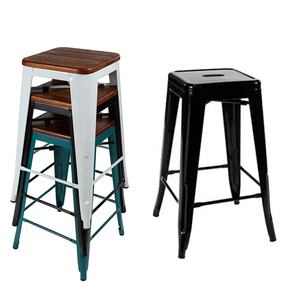 <span class=keywords><strong>Alta</strong></span> calidad Industrial Tolixs estilo Retro moderno antiguo Metal Bar taburete Bistro alto Bar silla taburete y mesas - Product Image 3