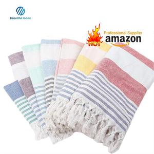 Serviette De Plage Turque Your Choice – Tissage Diamant, 180x104 Cm, Sèche Rapide, Avec Pompons