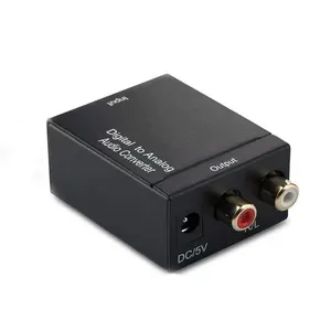 Factory Wholesale Analog To Digital Converter Digital to Analogue Audio Decoder Converter with 3.5mm Audio Jack camera converter