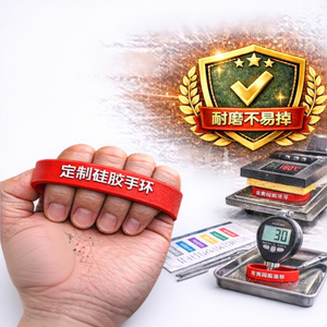 Pulseras de Silicona Personalizadas Le Yi, Resistentes al Desgarro, con Letras Negras y Amarillas, Frases Inspiradoras en Inglés, Motivación Corporativa - Product Image 1