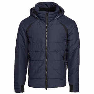 Men's Stylish Stand Collar Jacket Thick Cotton-Padded Same Style Puffer <b>Coat</b> - Product Image 1