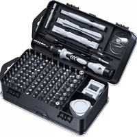 Ensemble de tournevis magnétiques en acier au carbone 115-en-1 Prosperous pour la réparation et le démontage de montres, d'ordinateurs et de téléphones portables