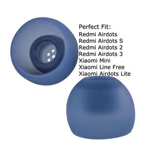 Para Redmi <span class=keywords><strong>Airdots</strong></span> <span class=keywords><strong>3</strong></span> 2, puntas para los oídos, cubierta de malla antipolvo de silicona, punta para Redmi Airdots2 Airdots3, auriculares, puntas para los oídos con reducción de ruido - Product Image 1