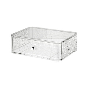 Cosmetic Organizer With Drawers Pet Material Makeup Storage Box For Desk Skincare Products - Product Image 5