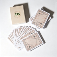 Caja de Cartas de Póker Personalizada al por Mayor, Diseño Impreso en Papel, Plástico PVC Impermeable, Baraja de Cartas en Blanco para Sublimación
