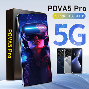 Nuovo Arrivo: Smartphone Pova <span class=keywords><strong>5</strong></span> Pro di Alta Qualità con Schermo HD da <span class=keywords><strong>7</strong></span>,3 Pollici, 120Hz, 16GB+512GB/1TB, Telefono Android 5G Dual SIM - Product Image 2