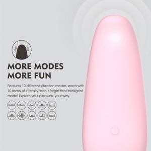 Sexspielzeug necken G-Punkt Silikon Zunge Cunnilingus Paar Flirten Vorspiel Vibrator Wasserdicht IPX7 73g - Product Image 2
