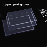 Approvisionnement direct usine : Pochette A6 en caoutchouc rigide pour affiches, enveloppe en PVC pour supermarché avec présentoirs transparents modernes
