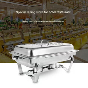 Equipo de Buffet para Hoteles Comerciales, Calentador de Alimentos Eléctrico de Acero Inoxidable, Juegos de Buffet para Restaurantes - Product Image 5