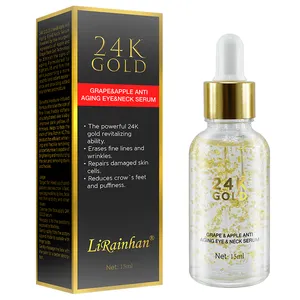 Toptan 24K üzüm ve elma Anti-Aging göz ve boyun serumu