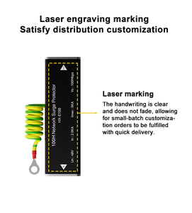 Parafoudre de protection contre les surtensions 5KA pour signal réseau RJ45 100 Mbps, durable, pour intérieur/extérieur, caméra <span class=keywords><strong>IP</strong></span>, routeur, commutateur - Product Image 3