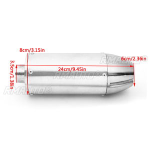 ท่อไอเสียรถจักรยานยนต์แบบเต็มระบบพร้อมตัวเก็บเสียง สแตนเลส สำหรับ Honda XR50 CRF50 50cc 70cc 90cc 110cc 125cc - Product Image 6
