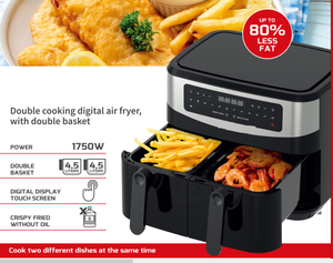 Offre Spéciale ménage airfryers faible en gras sains marmite intelligente calendrier numérique puissance air friteuse four à vapeur - Product Image 5