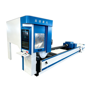 Découpeur laser industriel pour tubes ronds et carrés en acier inoxydable et acier au carbone, prix direct usine avec garantie d'un an et assistance technique - Product Image 1