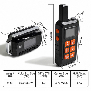 IP67 Waterproof Bluetooth 4G GPS Pet Fence Dog Training Collar Android App <b>Remote</b> Control Static <b>Vibration</b> Voice Recording Cloud - Product Image 3