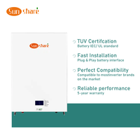 Système solaire hors réseau empilable de 5 à 25 kW avec stockage de batterie LiFePO4 51,2 V pour kit d'énergie solaire domestique