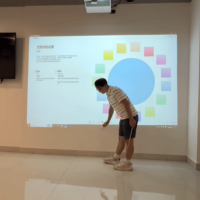 Tableau blanc interactif, système d'éducation par tableau intelligent, écran tactile de 55 à 100 pouces pour l'école et les conférences