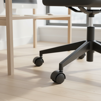 Roulettes modernes de 40 mm pour meubles anciens, pivotantes, pour salon/cuisine/chambre, avec plaque de fixation pour chariot de bureau ou d'école