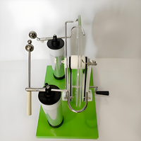 Elektrostatischer Generator, Demonstrationswerkzeug für Physik aus Kunststoff, 14x14cm, Silber, 800g, Anpassbar für Lehrmittel, Bildung, Kinderlabor