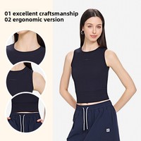 Nouveau style soutien-gorge de sport amincissant et rehausseur de silhouette à maintien élevé avec bretelles croisées 100 % nylon infroissable pour femme Yoga