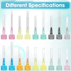 Aguja Hipodérmica Veterinaria Profesional Desechable Ecológica de Acero Inoxidable y Plástico, 23G38mm, <span class=keywords><strong>Uso</strong></span> Multi-Animal - Product Image 5