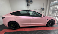 Film de protection de carrosserie de voiture de qualité supérieure en PET, couleur pêche rêve, luxe, changeant de couleur, anti-UV, anti-rayures, protection de la vie privée, teinté