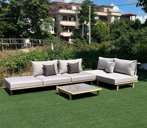 BIỆT THỰ ngoài trời khách sạn sofa Mô hình phòng giải trí sân vườn Sofa du thuyền Ngoài Trời Bắc Âu - Product Image 3