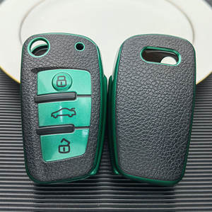 <span class=keywords><strong>Coque</strong></span> en cuir TPU pliable pour <span class=keywords><strong>Audi</strong></span> <span class=keywords><strong>A3</strong></span> 8L <span class=keywords><strong>8P</strong></span> A4 B6 B7 B8 A6 C5 C6 4F RS3 Q3 Q7 TT 8L 8V S3 Porte-clés Shell Accessoires - Product Image 3