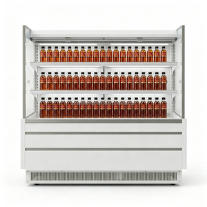 Petit meuble vertical à rideau d'air, vitrine de préservation des boissons de type ouvert, économe en énergie et à faible consommation - Product Image 5